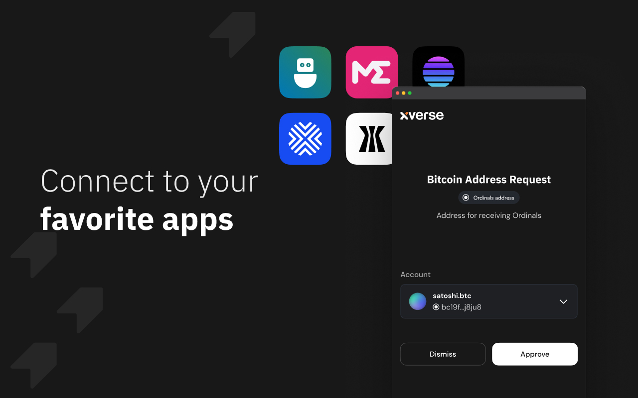screenshot of Xverse Wallet